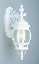  4053 WH - Francisco 1-Light Outdoor Beveled Glass Coach Wall Lantern